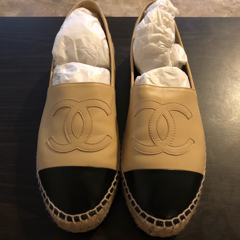 Chanel Lambskin Espadrilles
